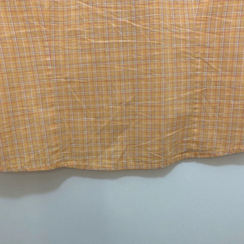 Orange with pink and aqua Wrangler Blues, Cotton, snaps, shirt Women’s XXL - Picture 5 of 7